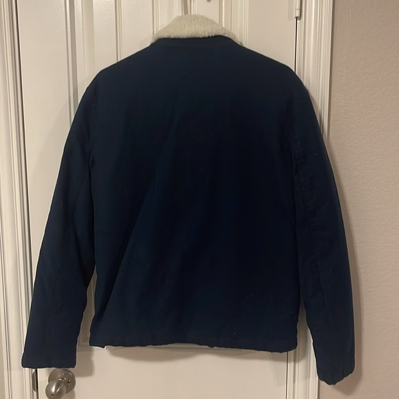 Lined Sherpa Zip Up Jacket Banana Republic Factory - Picture 2 of 4